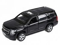 Машина металл "CHEVROLET TAHOE" 12см, открыв. двери, инерц, ЧЁРНЫЙ в кор. Технопарк в кор.2*36шт