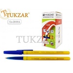Ручка шар. TUKZAR корпус желтый, 0,7, синяя