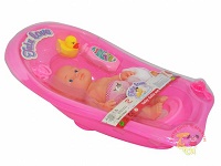 Игровой набор Tutu Love "Пупс в ванной" (аксессуары), 9009