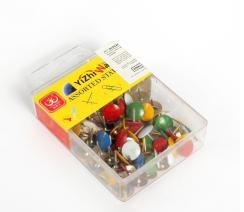 Кнопки-гвоздики " Basir " 50шт в пластиковой коробочке
