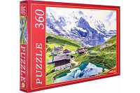 ПАЗЛЫ 360 элементов. Кристальное озеро в горах  КБ360-0647