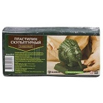Пластилин " Глобус " 500г скульптурный, оливковый