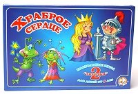 Игра настольная Ходилка 2 в 1 "Храброе сердце" арт.00286