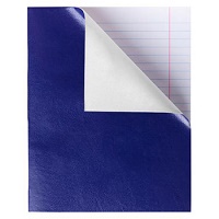 Тетрадь А5  48л " Hatber " бумвинил Синяя, линия, офсет, на скобе