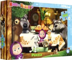Мозаика "puzzle" 104 "Маша и Медведь - 2" (Анимаккорд)