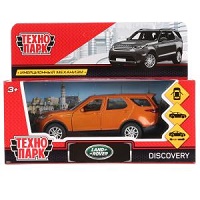 Машина металл LAND ROVER DISCOVERY 12см, открыв. двери, инерц, золотой,в кор. Технопарк в кор.2*36шт