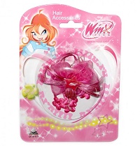 Winx. Заколка для волос автомат (тюль) 1 шт. (арт.10315)