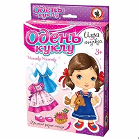 Одень куклу. "Малышка Машенька" (на липучках)