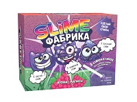 "Юный химик", арт.513, набор для опытов и экспериментов "Слайм фабрика" "Малина"