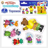Магниты "Теремок". Серия Магнитные истории (европодвес, 6х10шт) арт.03736