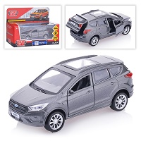 ТМ Технопарк. Машина металл "FORD KUGA" 12см, открыв. двери, инерц, СЕРЫЙ в кор. в кор.2*36шт