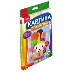 Пз/Пл-006 Картина из пластилина "Зайка"