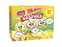 "Юный химик", арт.516, набор для опытов и экспериментов "Слайм фабрика" "Банан"
