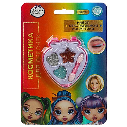 Косметика ДЛЯ ДЕВОЧЕК набор косметики: тени для век с блестками МИЛАЯ ЛЕДИ в кор.3*288шт