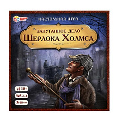 350676 Запутанное дело Шерлока Холмса. Настольная игра. 250х250х55 мм. Умные игры. в кор.10шт