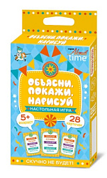 Игра настольная "Объясни, покажи, нарисуй" Актив time арт.04356