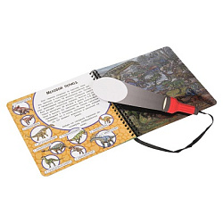 По следам динозавров (книжка 190х190мм с фонариком. спираль. 16стр) Умка в кор.40шт