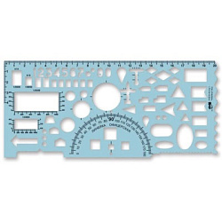 Линейка " Пчелка " офицерская, 20см