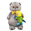 Ks30-304 Игрушка Кот Басик с попугаем Лютиком