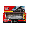 Машина металл RANGE ROVER VOGUE 12 см, двери, багаж, темно-серый, кор. Технопарк в кор.2*36шт