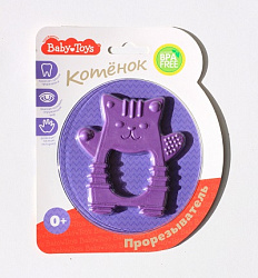 Прорезыватель "Котенок" Baby Toys арт.04131