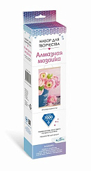 Алмазное панно на подвесе. Розовая нежность. 30*50. Арт.07707