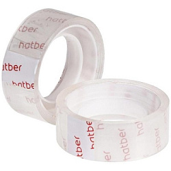 Лента канцелярская клейкая 15мм*10м, прозрачный, 38мкм, полипропилен, пластиковая втулка d=25мм, " H
