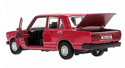 380528 Машина металл LADA ваз-2105 1997 12 cm, двери, багаж, инерц., кор. Технопарк в кор.2*36шт