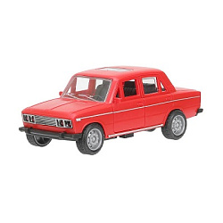 394266 Машина пластик АВТОМОБИЛЬ 14 см, инерц, красный,кор. Технопарк в кор.2*120шт