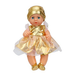 Пупс озвуч 25см, пьет, писает, закр. глазки, 4акс, 50 звуков КАРАПУЗ в кор.24шт