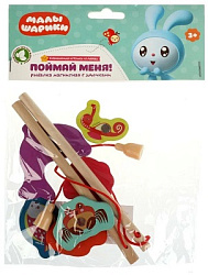 Игра ловим + 2 удочки МАЛЫШАРИКИ в пак. Буратино в кор.300шт