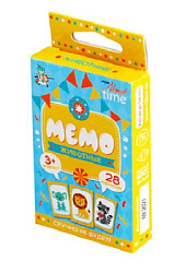 Игра настольная МЕМО "Животные" Актив time арт.04347