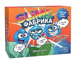 "Юный химик", арт.511, набор для опытов и экспериментов "Слайм фабрика" "Мята"