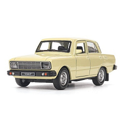 Машина металл ретро-модель, 12,5 см, дв, баг, ин, св-желтый, кор. Технопарк в кор.2*36шт