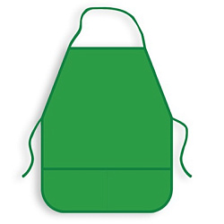 Накидка для труда " Пчелка " НФДТ-1 зеленый, 490*390мм, ткань