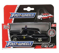 6410D              PS Машина "Чайка" черная. Размер 14х7см