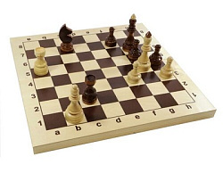 Игра настольная "Шахматы Гроссмейстерские" (деревянная коробка) арт.02793