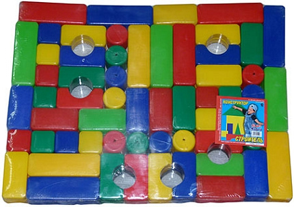 Конструктор "Строитель" малыш 60д