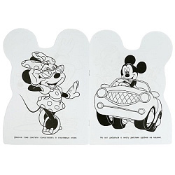 350270 Мышка. Раскраска с вырубкой в виде героя А4.210х285 мм. Скрепка.16 стр. Умка. в кор.50шт