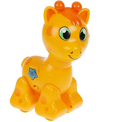 346301 Музыкальная каталка жирафик 35 песен,стихов,звуков.трещотка.свет.кор.бат. Умка в кор.48шт