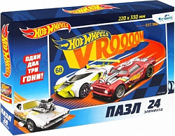 Hot Wheels.Пазл.24Эл. Финишный рывок.06854