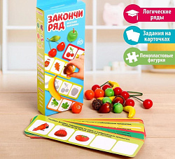IQ-ZABIAKA Развивающий набор закончи ряд "Вкусная корзинка"   5132202   