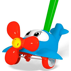 Игрушка-каталка STELLAR Самолет синий