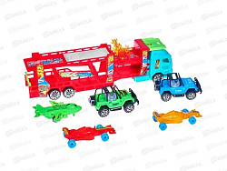 Автовоз №688-237 инерционный/колпак/34*7*15