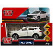 371217 Машина металл HAVAL "haval f7", длина 12 см, дв, багаж, инер, белый, в кор. Технопарк в кор.2