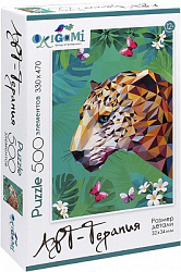 Арт-терапия.Пазл.500Эл.Поли-арт.Леопард.06769