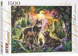 Мозаика "puzzle" 1500 "Волки"