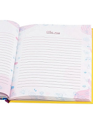 Дневничок для девочки А5, 64л. ВЕСЁЛЫЕ ПОДРУЖКИ (Д64-1155) 7БЦ, глиттер, цвет.мелов.обл.