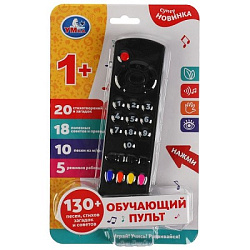 Обучающий пульт 130 песен,стихов,загадок,советов.5 режимов работы.блист.бат. Умка в кор.120шт