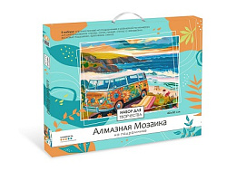 Алмазная мозаика на подрамнике 40*50 см (полная выкладка). Морское путешествие. Арт. 09198